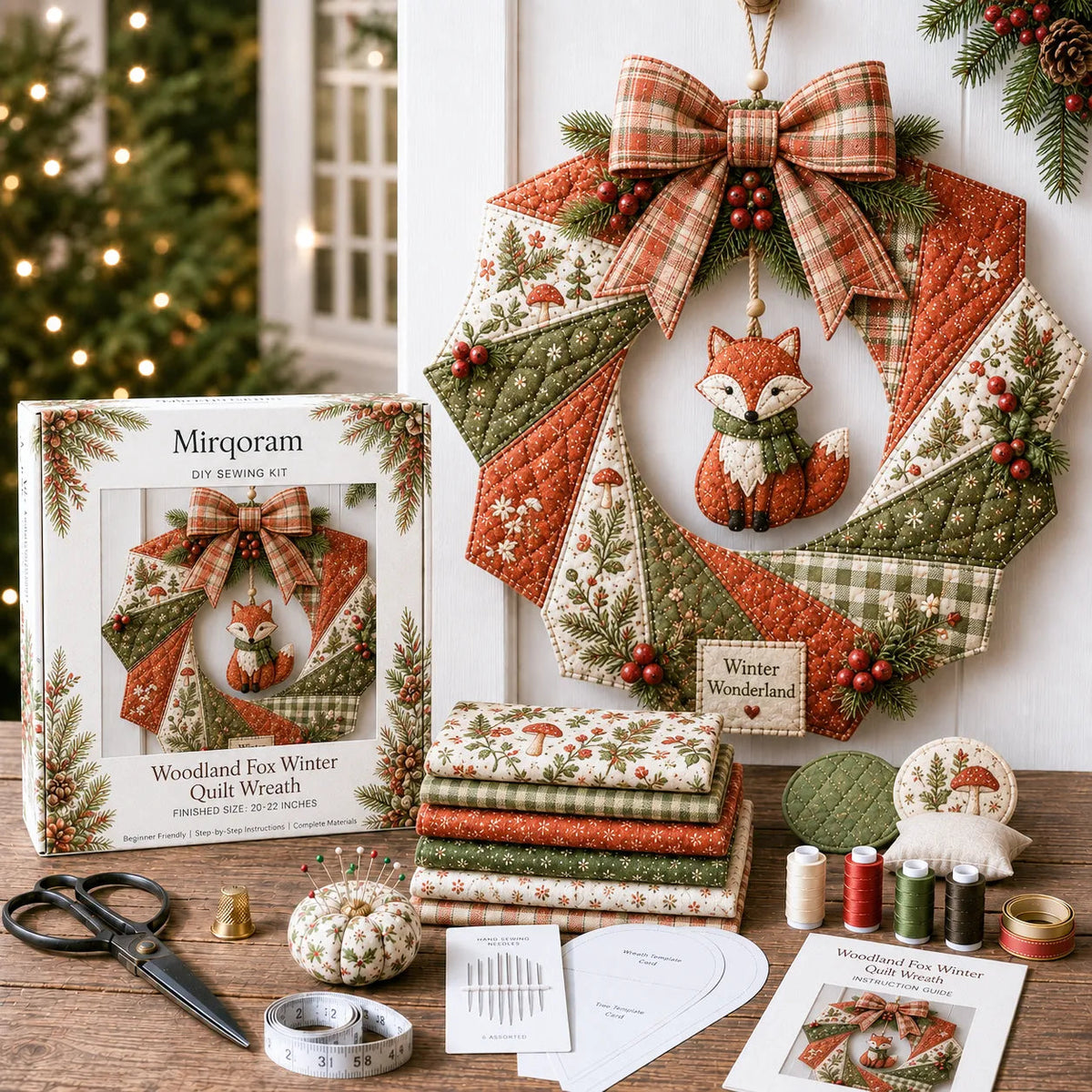 đChristmas Fabric Wreath DIY Kit â A Keepsake Youâll Hang with Pride Year After Yearđ«