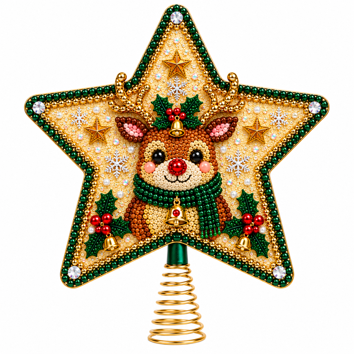 Starryloom – Santa Diamond Painting Christmas Tree Topper