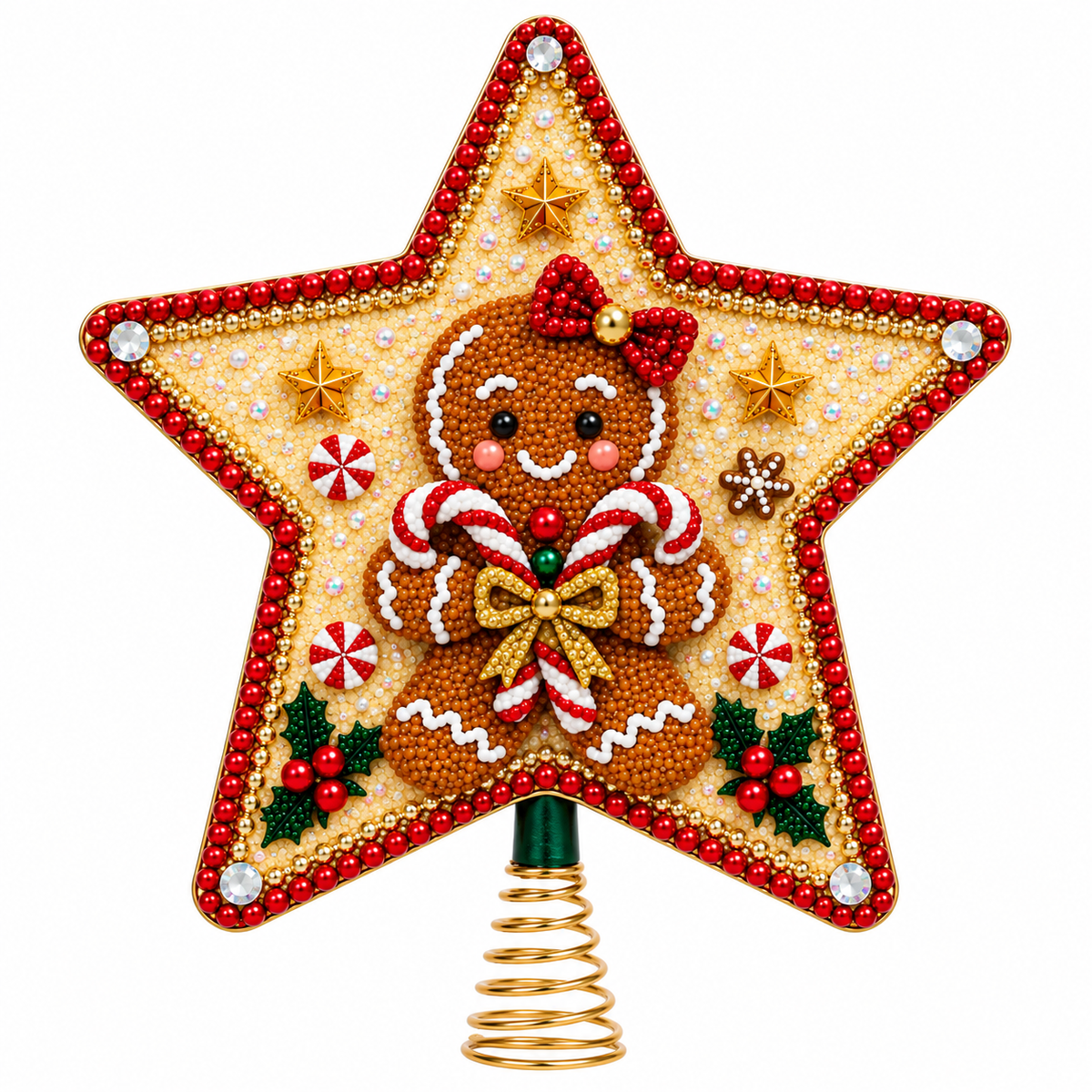Starryloom – Santa Diamond Painting Christmas Tree Topper
