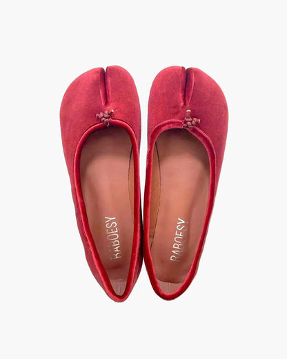 Velvet Tabi Ballet Flats