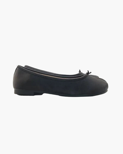Satin Tabi Ballet Flats