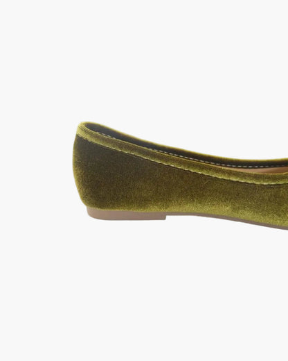 Velvet Tabi Ballet Flats