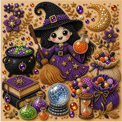 👻✨ Halloween Pearl Art DIY Kit – Create Spooky-Cute Magic