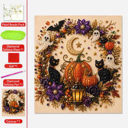 👻✨ Halloween Pearl Art DIY Kit – Create Spooky-Cute Magic