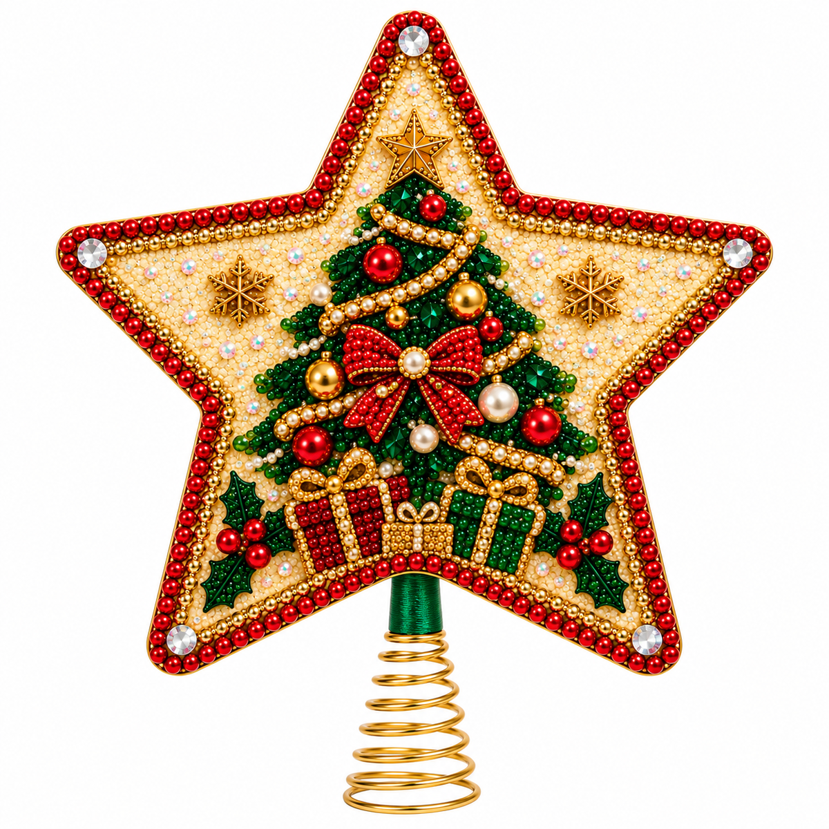 Starryloom – Santa Diamond Painting Christmas Tree Topper