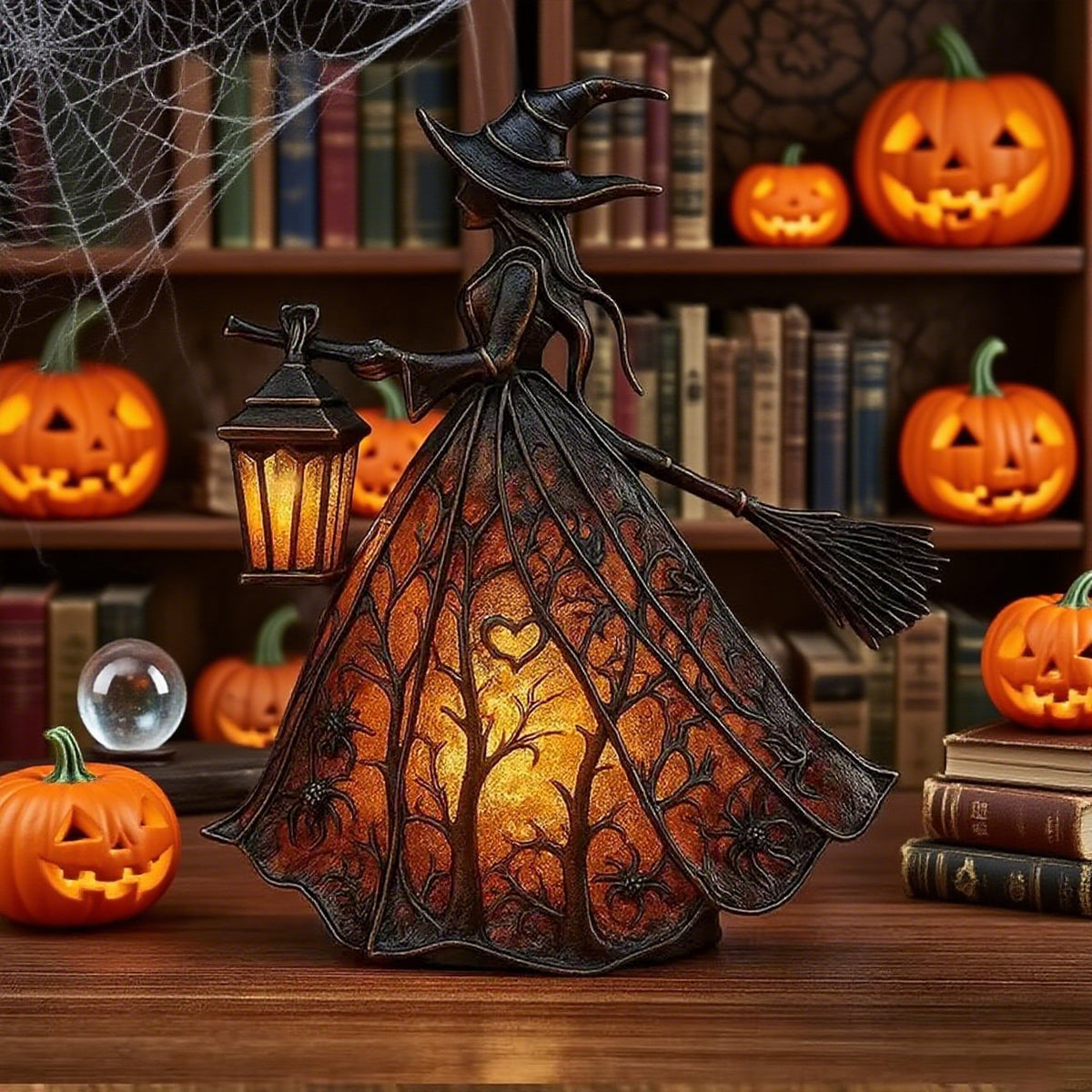 Halloween Witch Lamp
