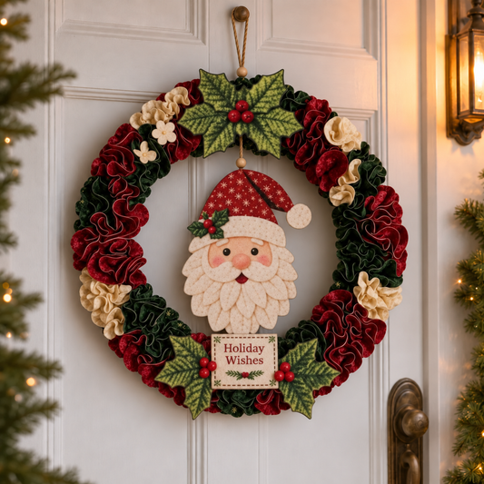 Foldera – No-Sew Poke Fabric Wreath Kit