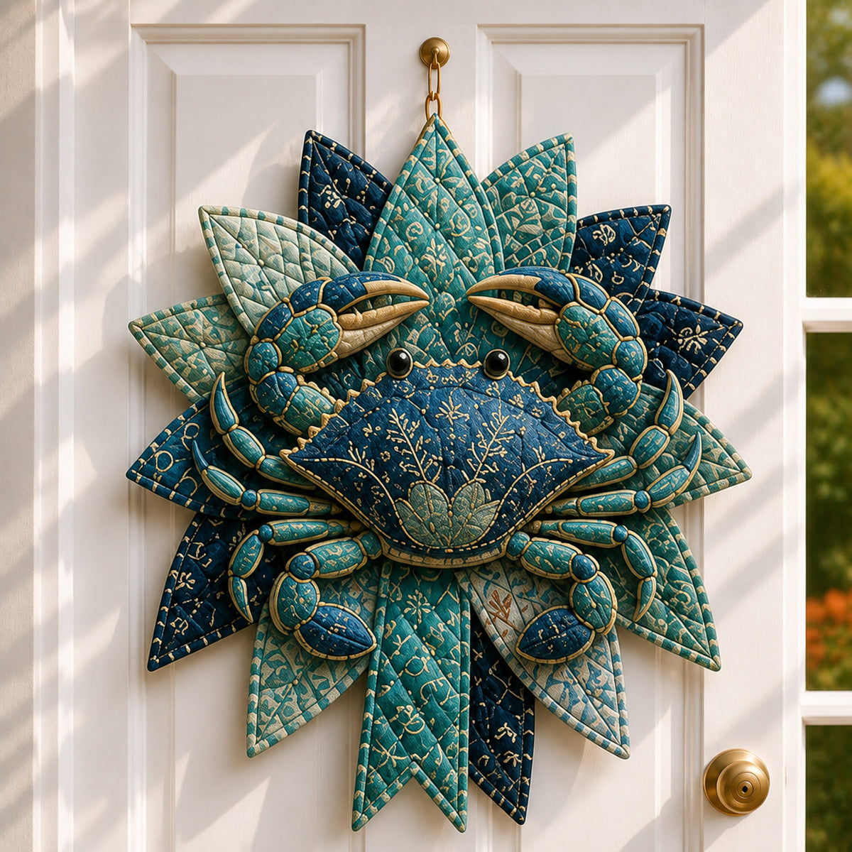 🌊 Coastal Quilted Ocean Wreath DIY Sewing Kit