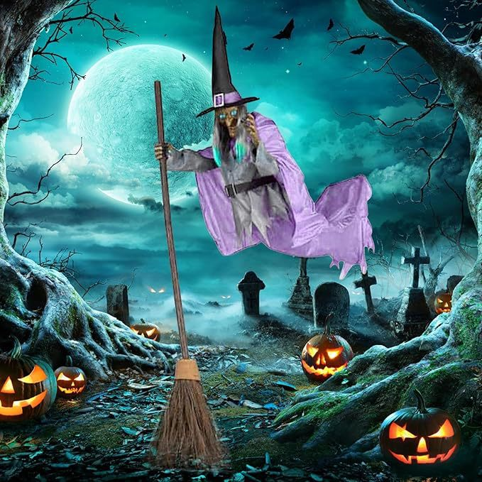 Halloween Flying Witch