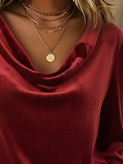 Women'S Casual Loose Bell Sleeve Top