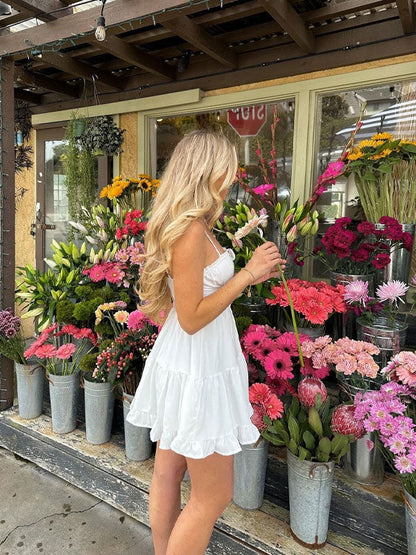 Strappy mini dress
