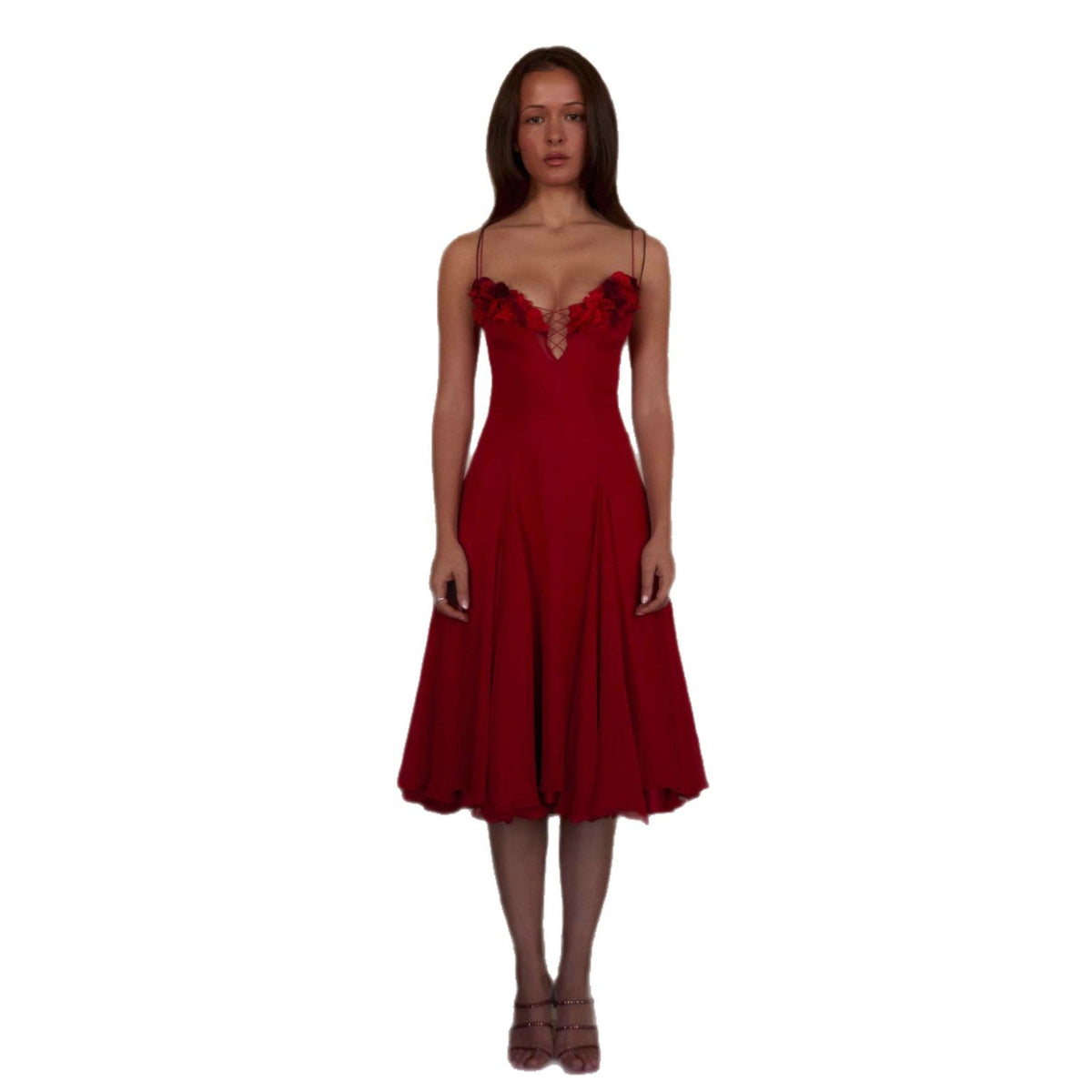 Women's Solid Color Loose And Versatile Camisole Dress