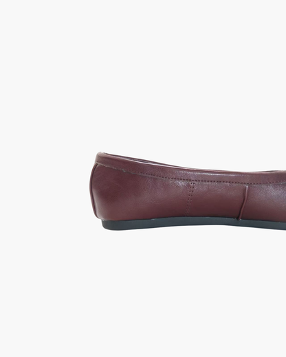 Wrinkles Tabi Ballet Flats