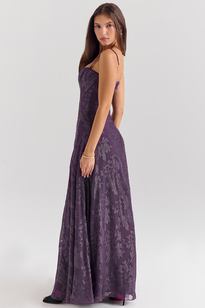 Sexy Sling Waist Tube Top Printed Dress
