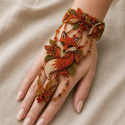 ✨ DIY Beaded Hand Bracelet Kit – Create Your Own Wearable Art
