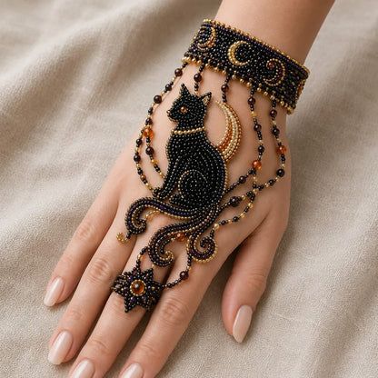 ✨ DIY Beaded Hand Bracelet Kit – Create Your Own Wearable Art