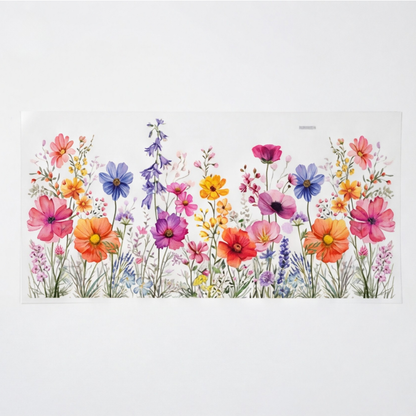 Florenza – Watercolor Wildflower Window Clings