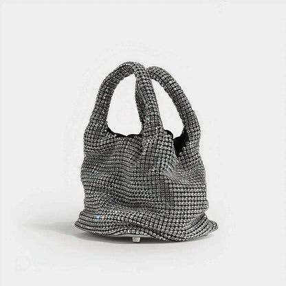 Crystal Bucket Bag Women's Mini Handbag