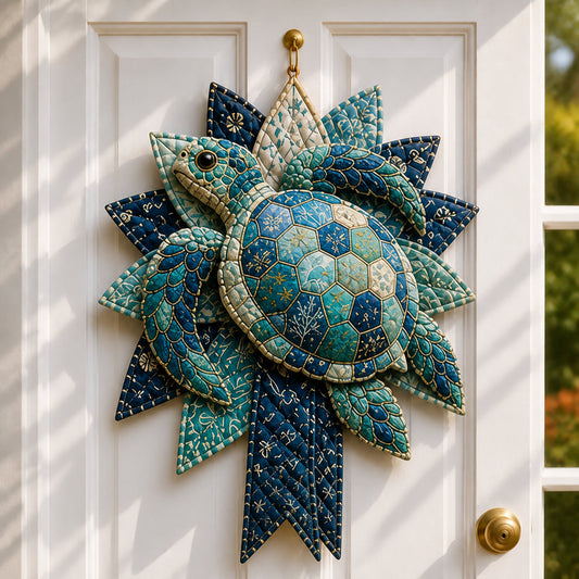 🌊 Coastal Quilted Ocean Wreath DIY Sewing Kit