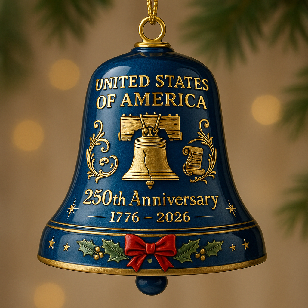 🔔United States 250th Anniversary Bell Ornament