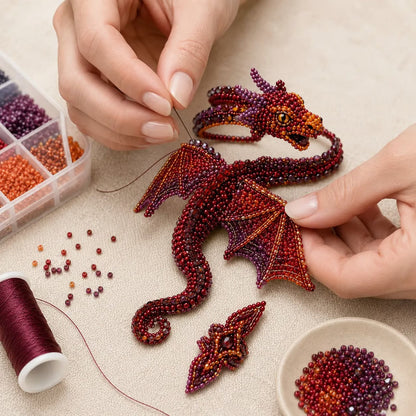 ✨ DIY Beaded Hand Bracelet Kit – Create Your Own Wearable Art