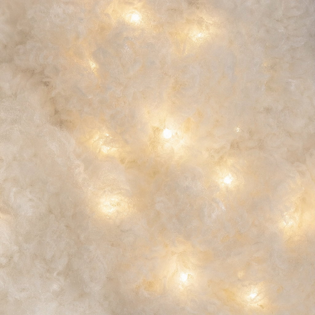 Snowy Stairway – Penguin Faux Snow Staircase Garland