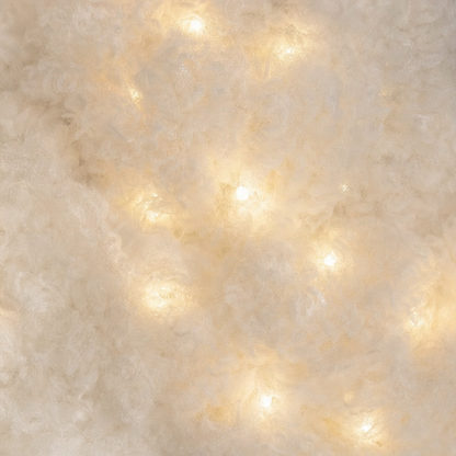 Snowy Stairway – Penguin Faux Snow Staircase Garland