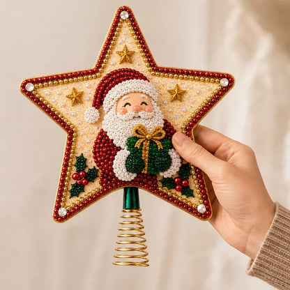 Starryloom – Santa Diamond Painting Christmas Tree Topper