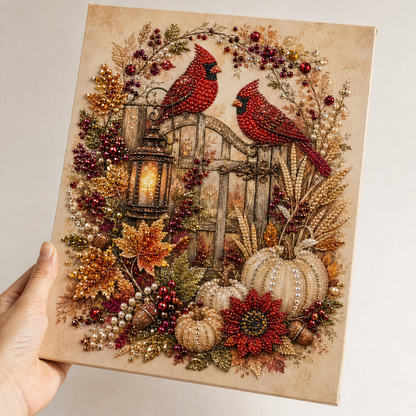 Autumn Gleam – Beaded Crystal Autumn Diamond Painting Kit