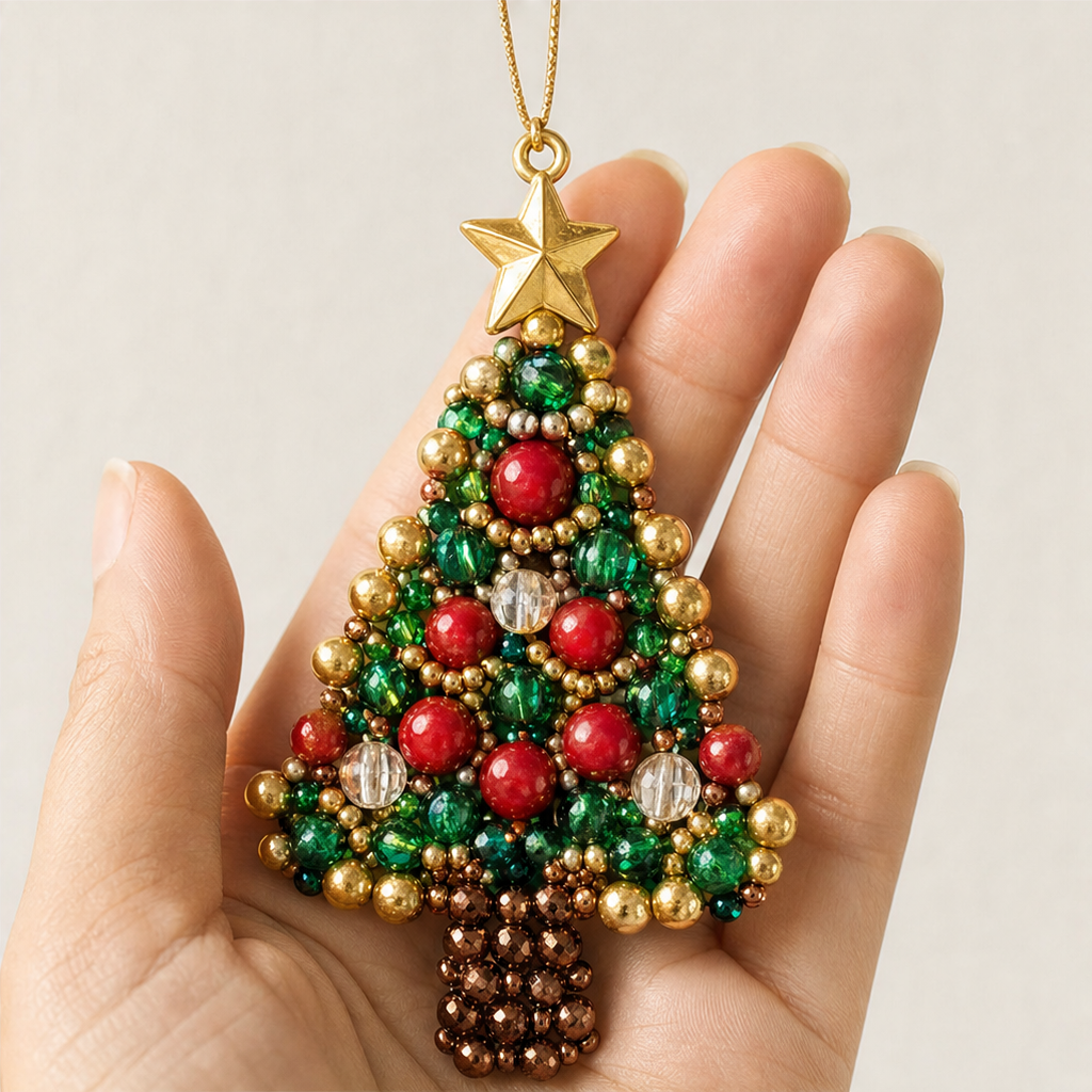 Bead & Bough – Beaded Christmas Tree Ornament Kit