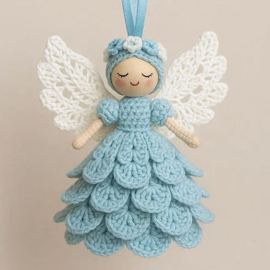👼DIY Crochet Angel Ornament Kit 🧶| Perfect for Christmas 🎄 & Holiday Decor