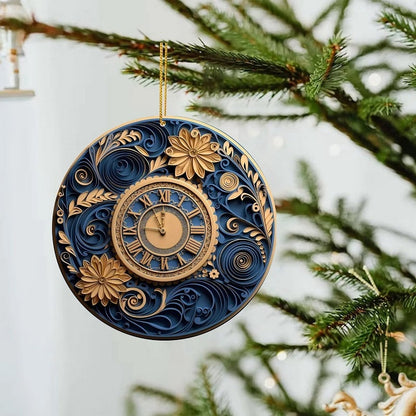 Flat Quilling Christmas Ornaments