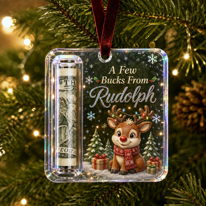 MerryNest – Clear Compartment Christmas Money Ornament