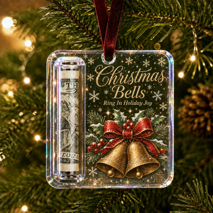 MerryNest – Clear Compartment Christmas Money Ornament
