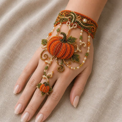 ✨ DIY Beaded Hand Bracelet Kit – Create Your Own Wearable Art
