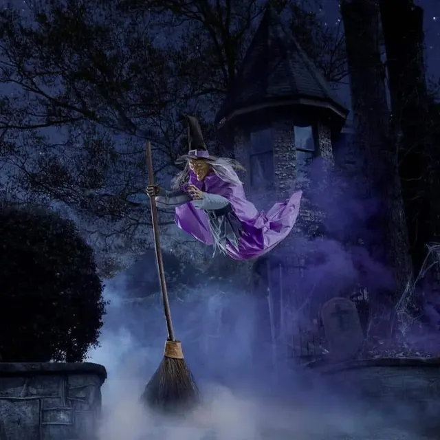 Halloween Flying Witch