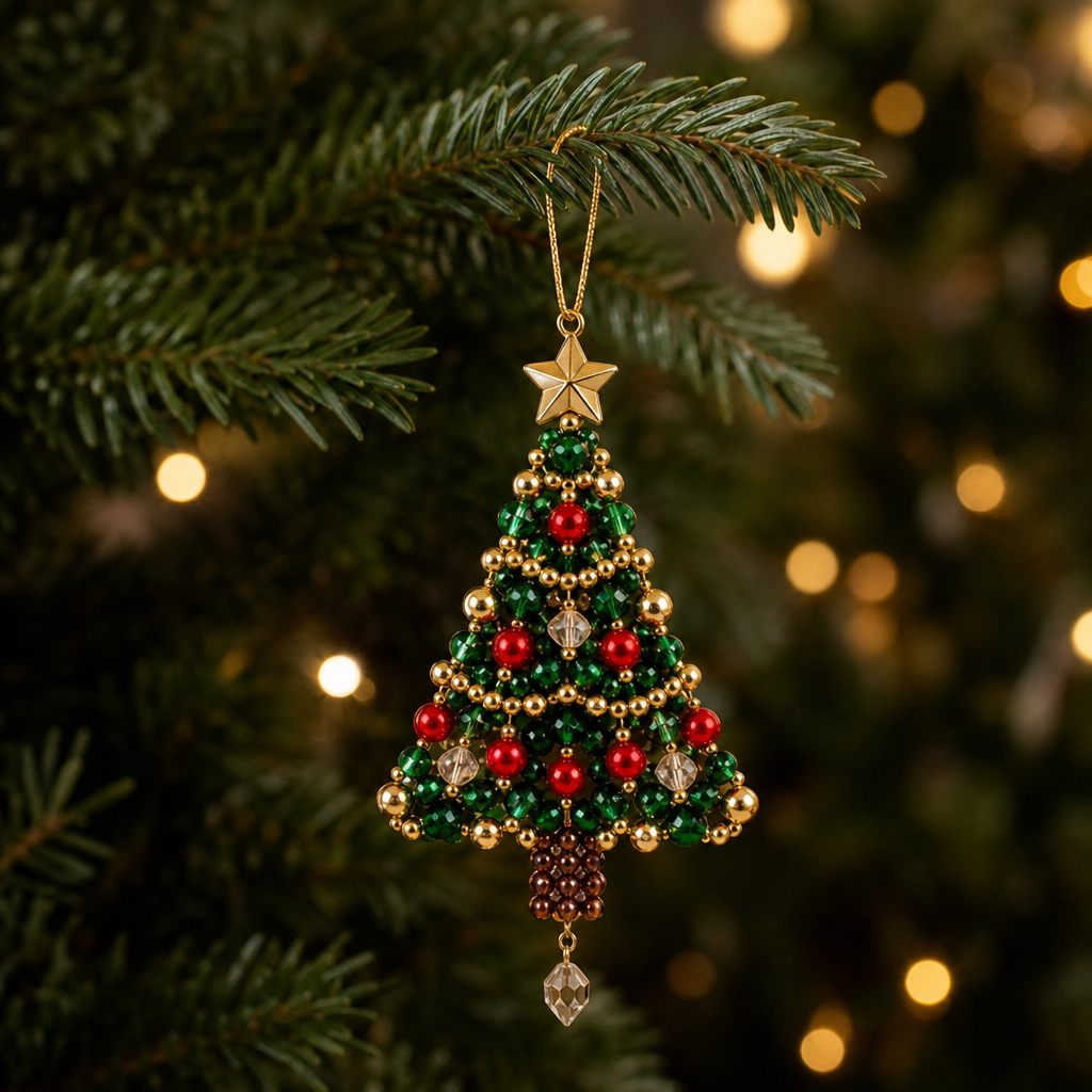 Bead & Bough – Beaded Christmas Tree Ornament Kit