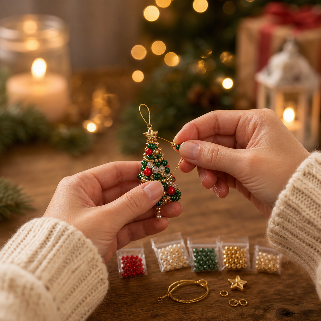 Bead & Bough – Beaded Christmas Tree Ornament Kit