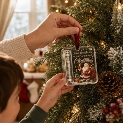 MerryNest – Clear Compartment Christmas Money Ornament